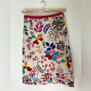 Boden A-line Fun Floral Print
